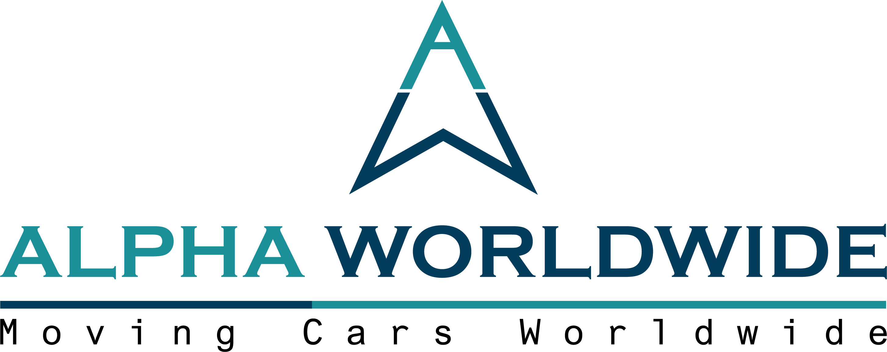 Car Shipping Alpha Worldwide Brand Logo
